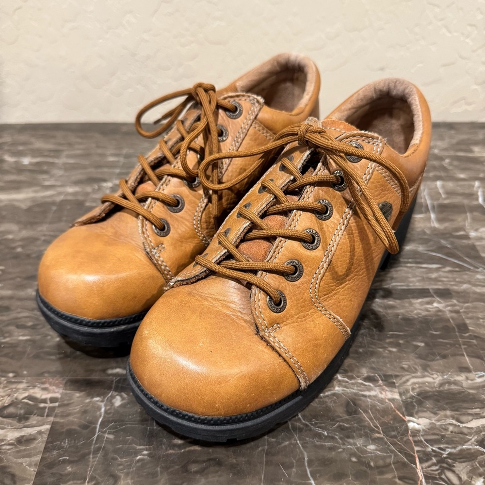 Harley Davidson Y2K Leather Derby Shoes